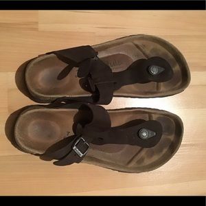 Brown sandals (off-shoot company of Birkenstock)